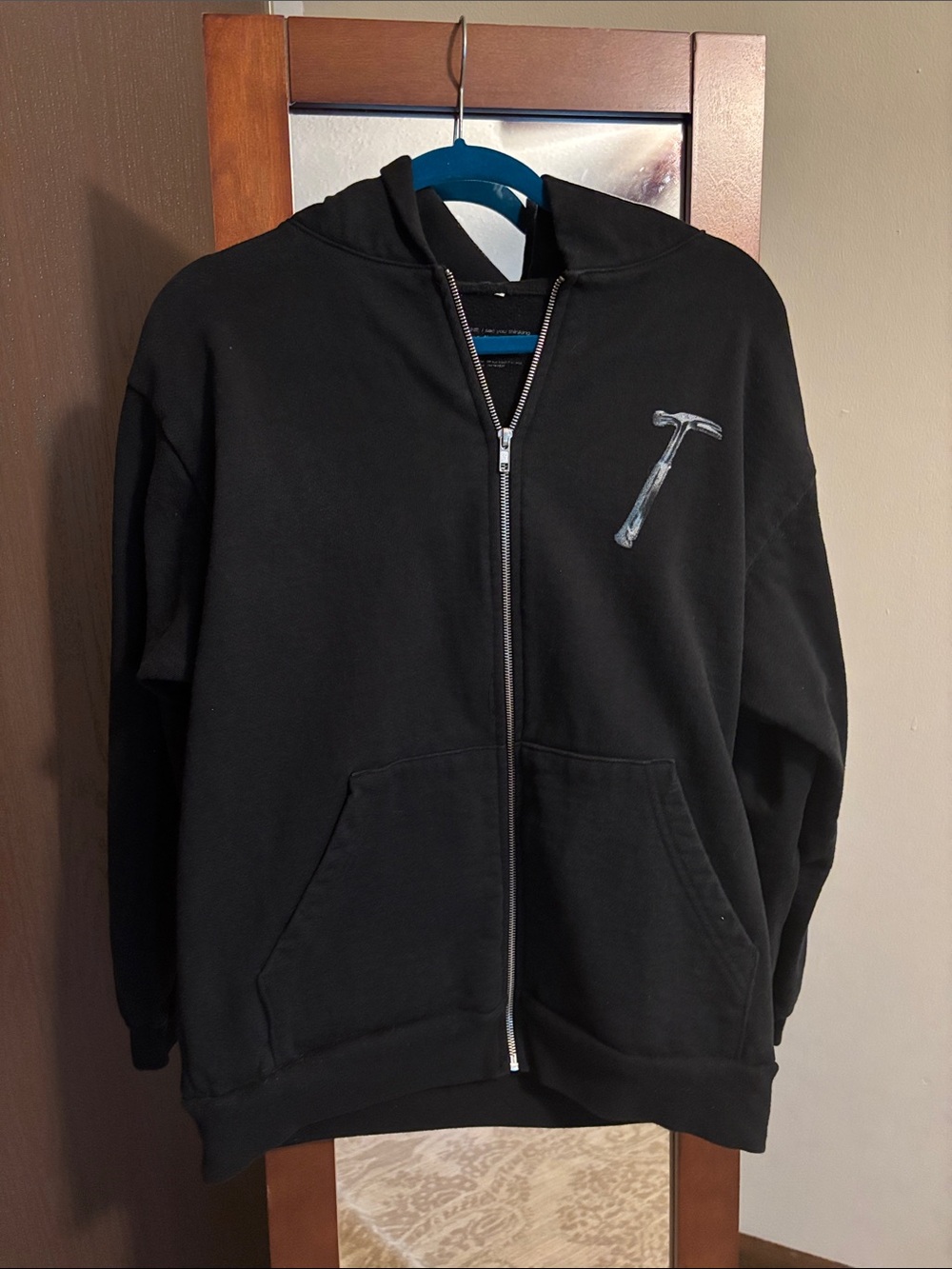 Ryan Beatty Merch 2024 Black Zipper Hoodie Size Medium